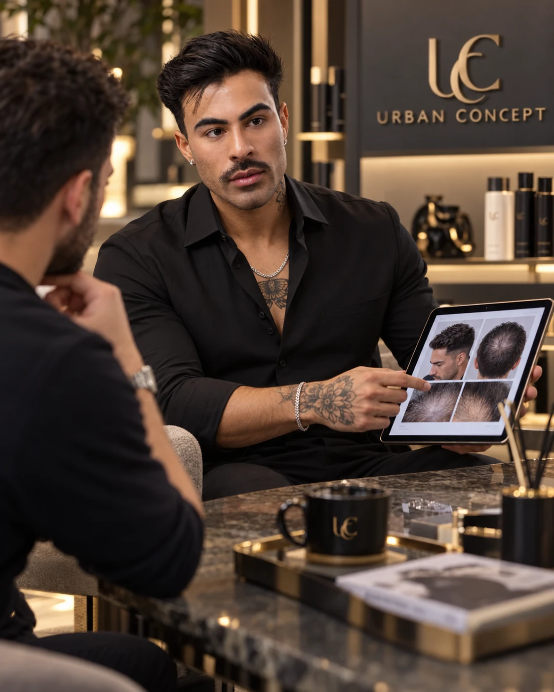 Personal consultation scene
